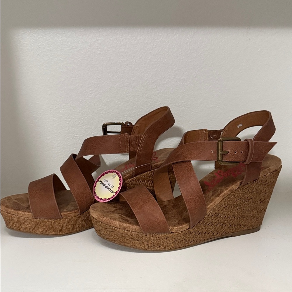 Brown Wedge Sandals
